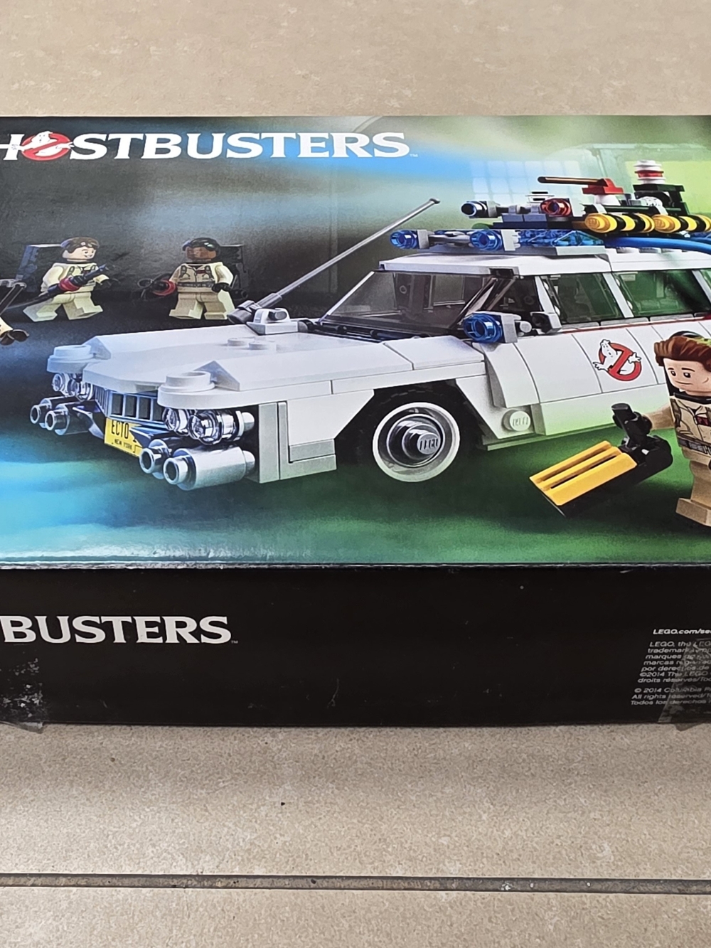 Ecto-1 White Kids Building Toy - Open Box Never Used.